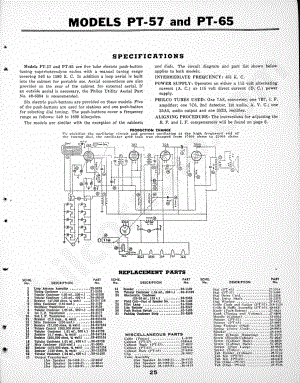 philco Model G-1528 维修电路原理图.pdf