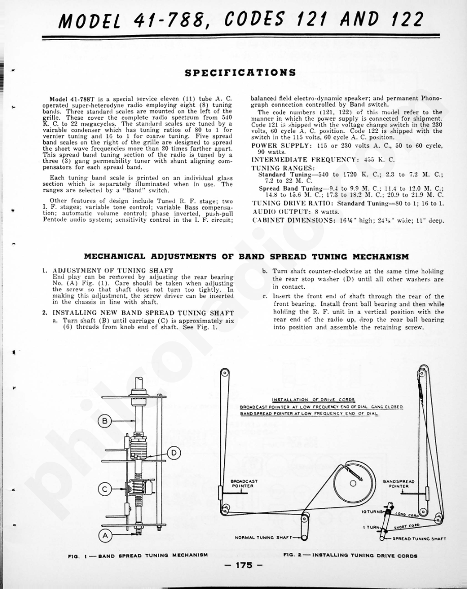 philco Model AR-40维修电路原理图.pdf_第1页