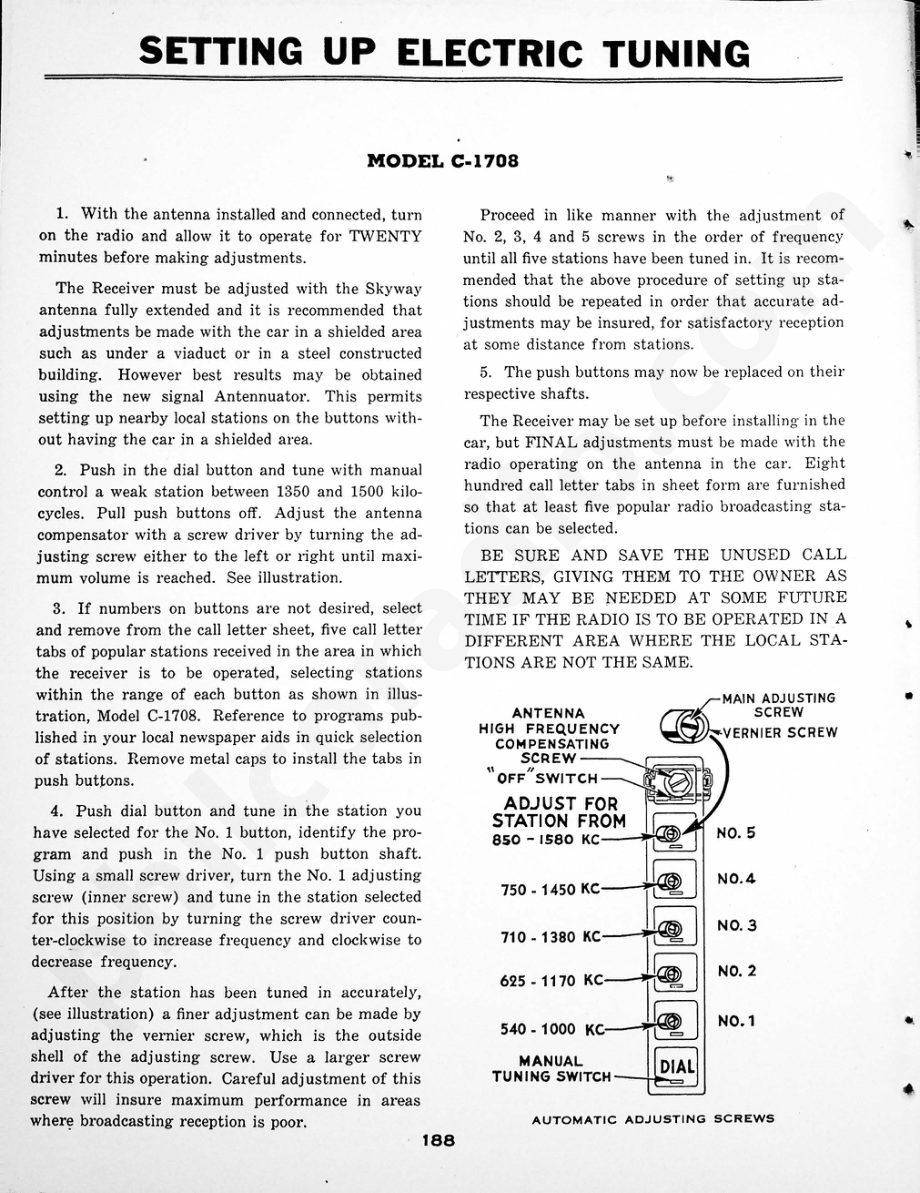 philco Chevrolet Control – Models 826, 827, 827K, 828 and 828K 维修电路原理图.pdf_第1页