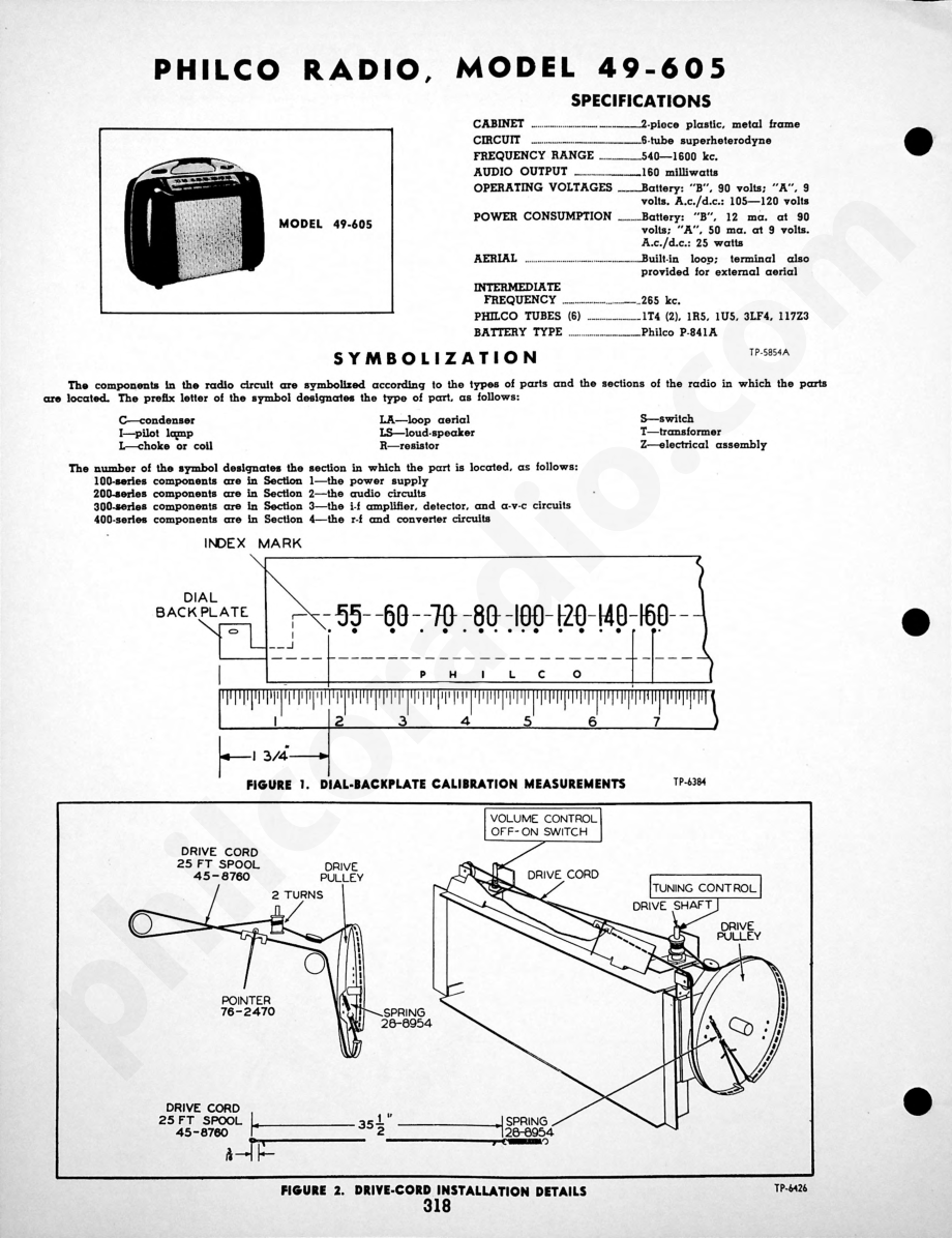 Philco Radio Model 49-905维修电路原理图.pdf_第1页