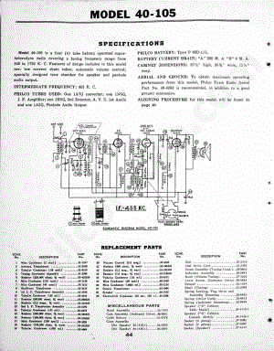 philco Model S-1726 维修电路原理图.pdf