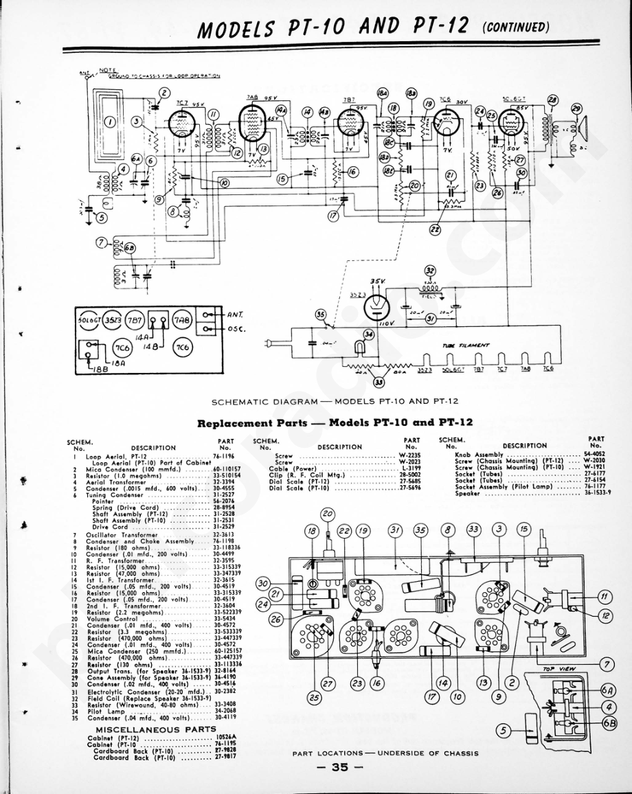 philco Model 41-RP-6维修电路原理图.pdf_第2页