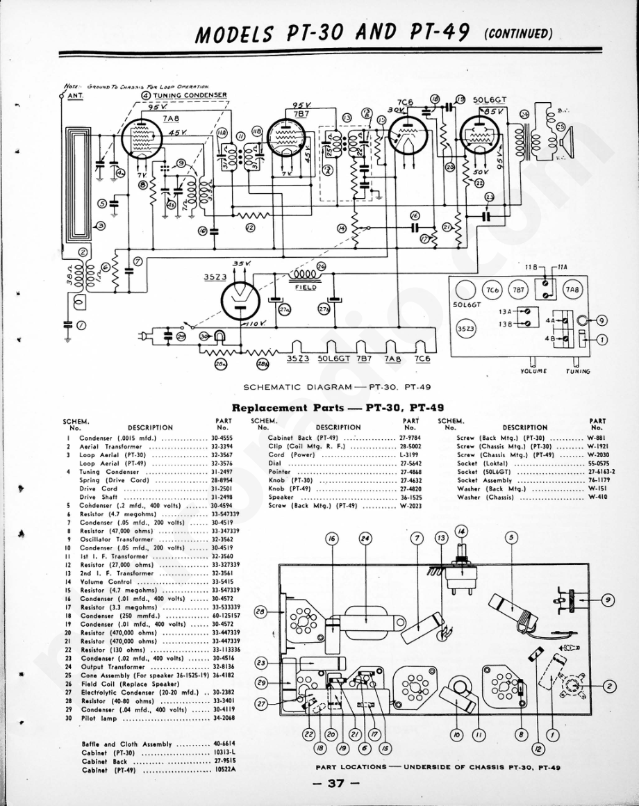 philco Model 41-RP-15维修电路原理图.pdf_第2页