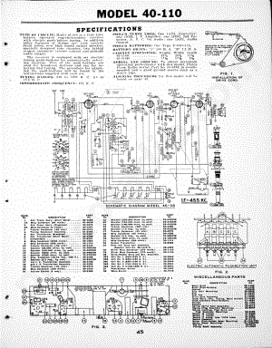 philco Model F-1740 维修电路原理图.pdf