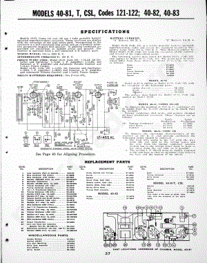 philco Model P-1630 维修电路原理图.pdf