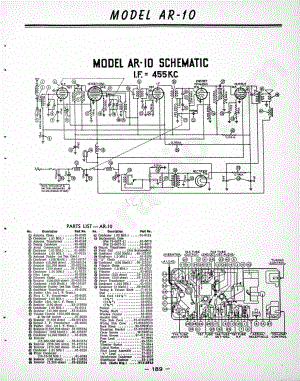 philco Model AR-75维修电路原理图.pdf