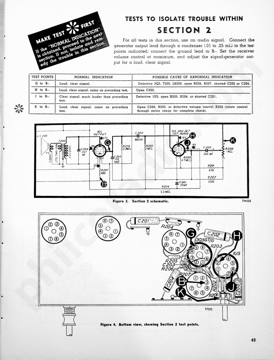 philco Model 46-350维修电路原理图.pdf_第3页