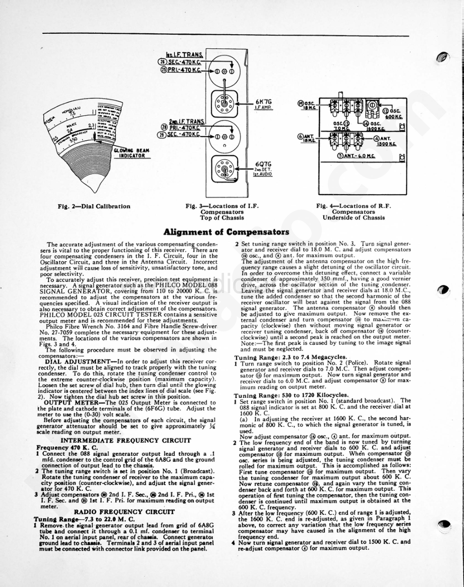 philco Model 37-610 (121, 122) 维修电路原理图.pdf_第2页