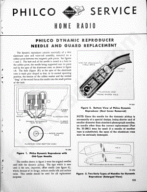philco Philco Dynamic Reproducer Needle and Guard Replacement维修电路原理图.pdf