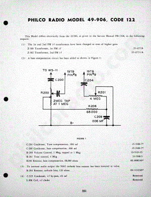 Philco Radio-Phonograph Model 49-1600维修电路原理图.pdf