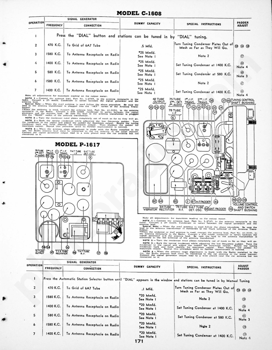 philco Models 40-180, 40-185 and 40-190 维修电路原理图.pdf_第1页