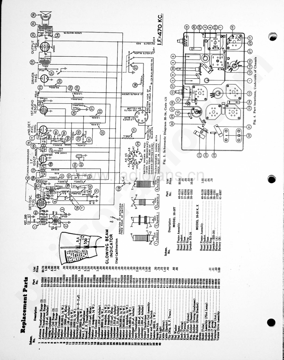 philco Model 38-38 (121) 维修电路原理图.pdf_第2页
