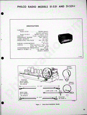 Philco Radio Models 51-531 and 51-531-I维修电路原理图.pdf