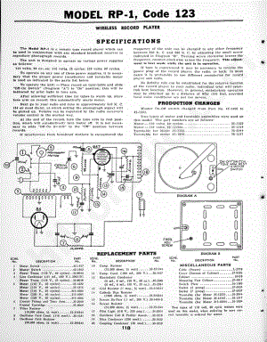 philco Setting Up Electric Tuning – Models C-1606 and C-1608 维修电路原理图.pdf