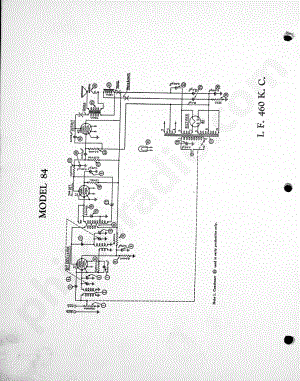 philco Model 84 电路原理图.pdf