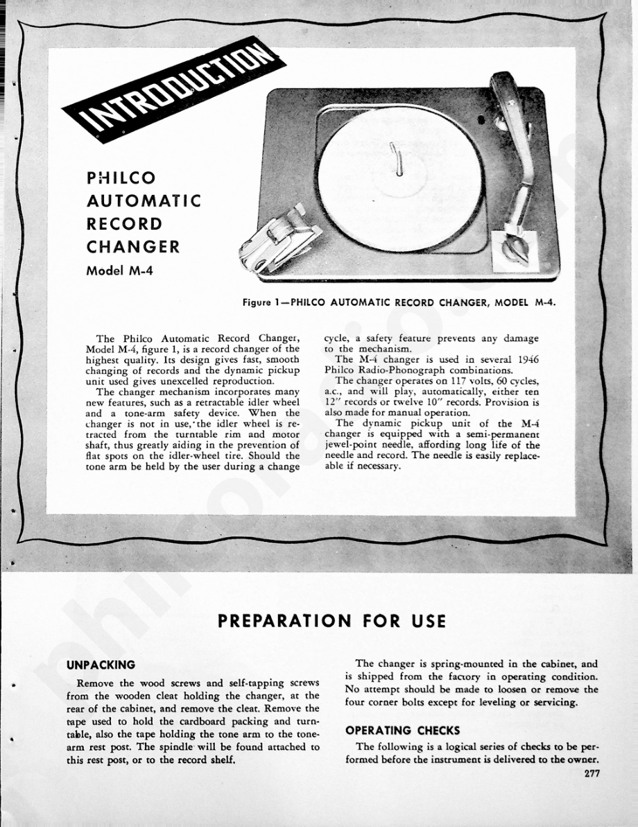 philco Philco Automatic Record Changer Model M-4维修电路原理图.pdf_第2页