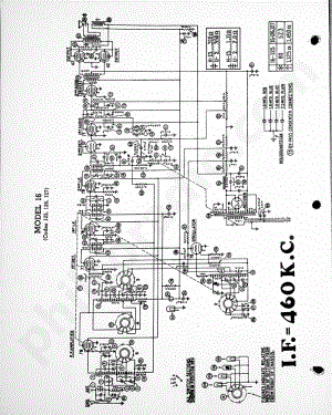 philco Model 16 (125, 126, 127) 维修电路原理图.pdf