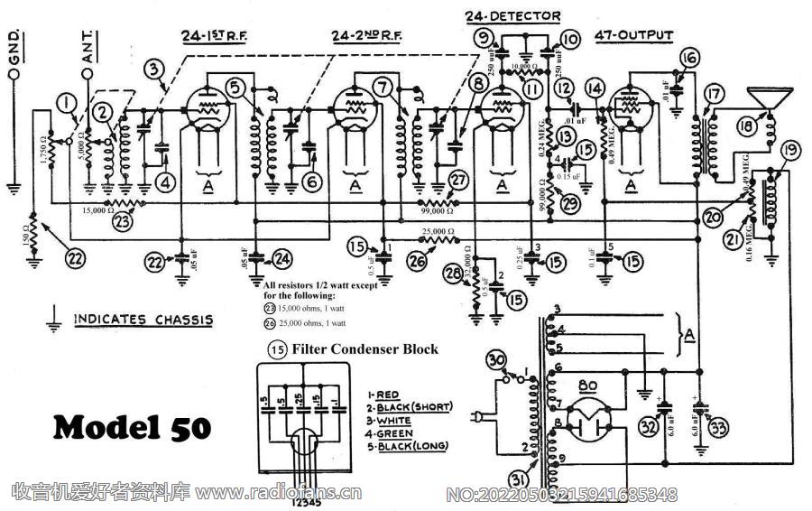 philco Model 50 电路原理图.jpg