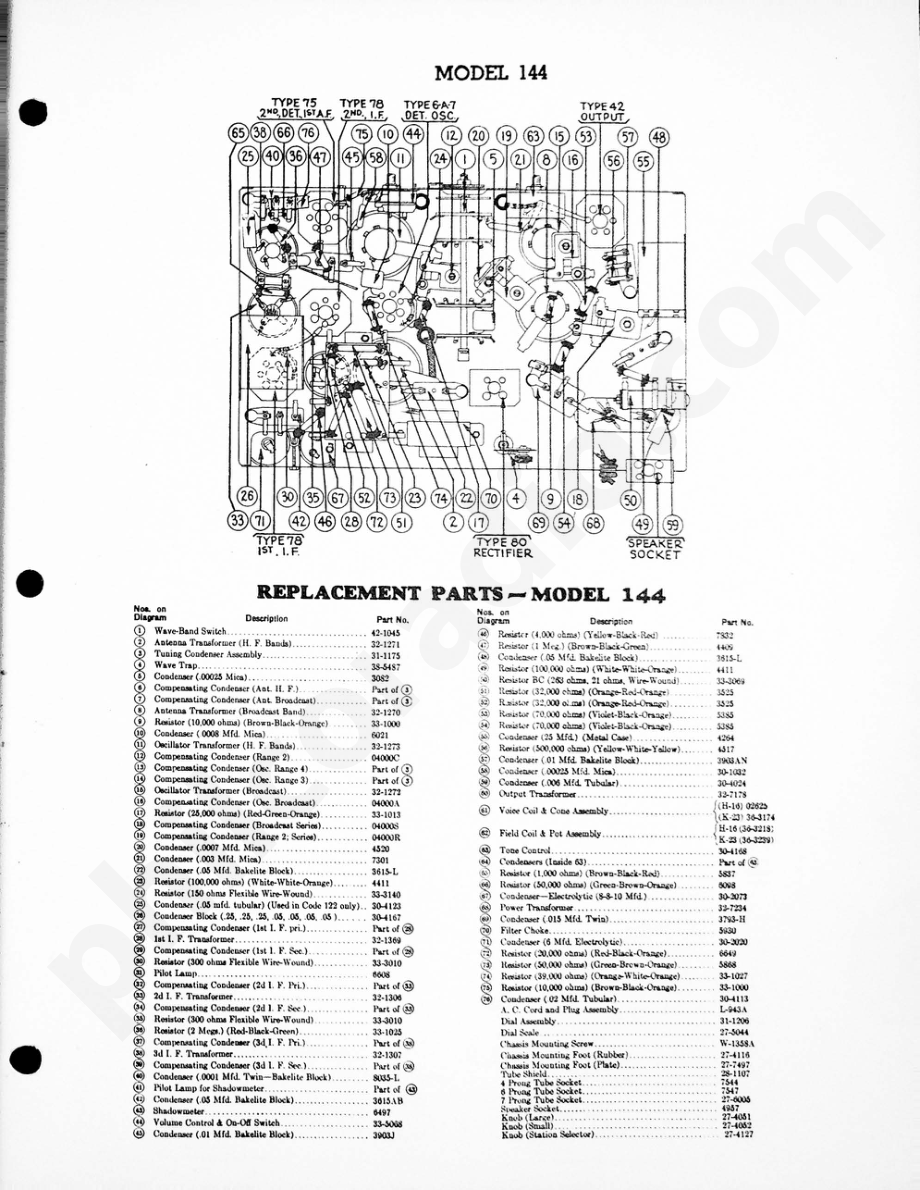 philco Model 144 电路原理图.pdf_第2页