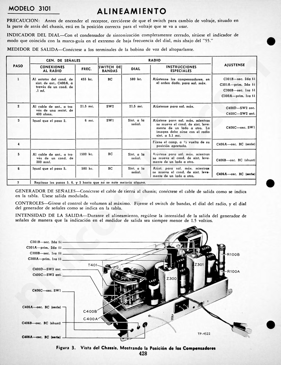 Philco-Tropic Radio-Phonograph Models 3400 and 3401维修电路原理图.pdf_第2页