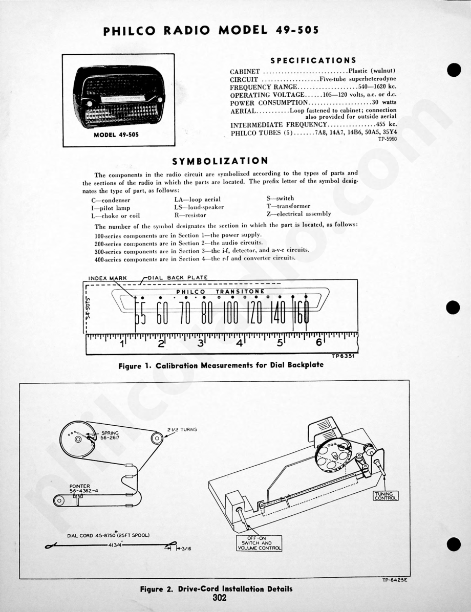 Philco Radio Model 49-607维修电路原理图.pdf_第1页