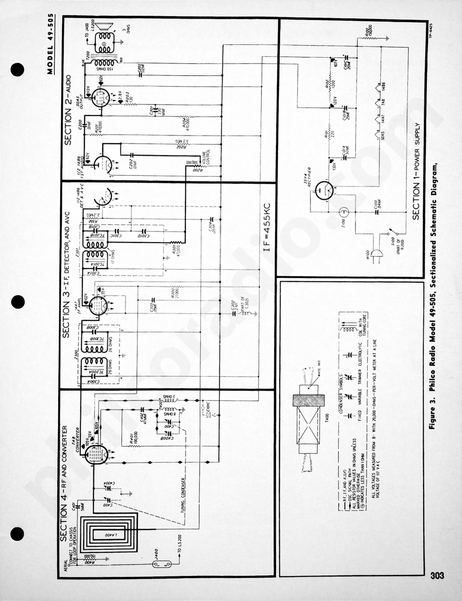 Philco Radio Model 49-607维修电路原理图.pdf_第2页