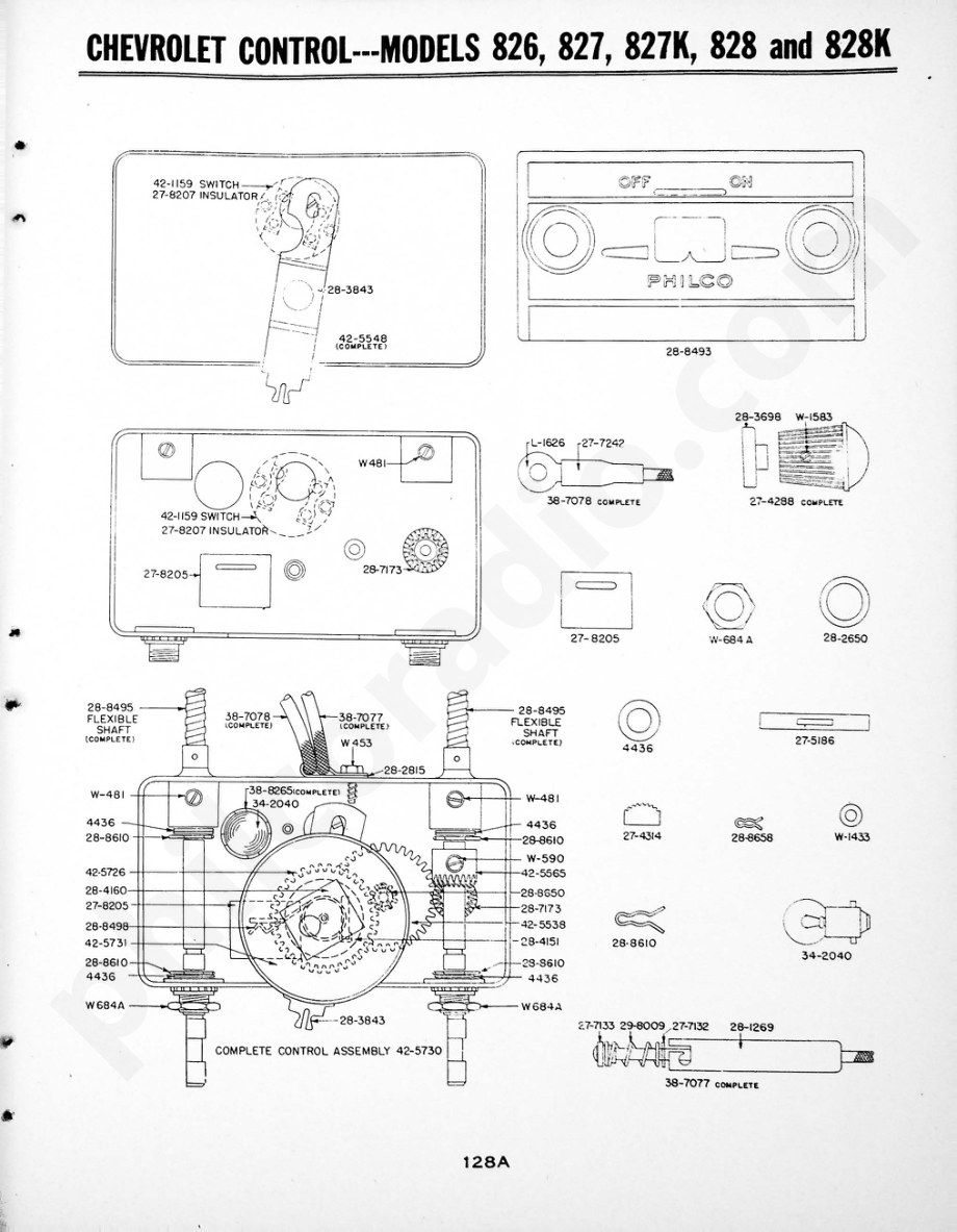 philco Setting Up Automatic Tuning Models S-1626 and G-1628 维修电路原理图.pdf_第1页