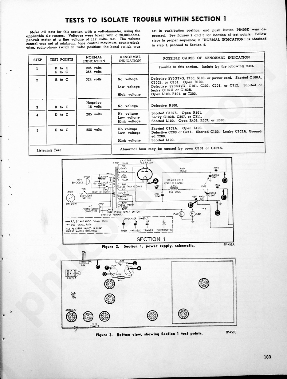 philco Model 46-1209维修电路原理图.pdf_第3页