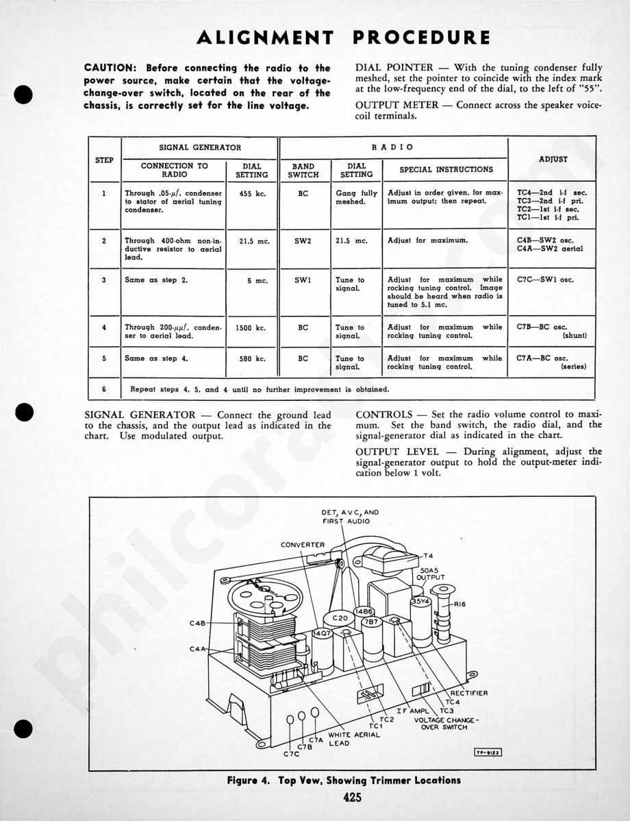 Philco-Tropic Radio Model 3204维修电路原理图.pdf_第3页