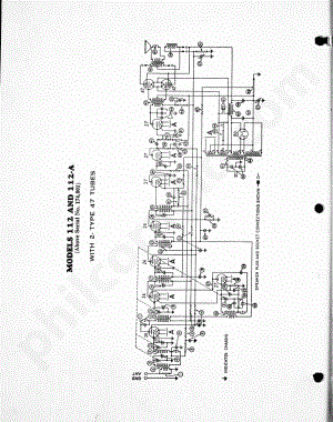 philco Models 112 and 112-A (2-47 Output) 电路原理图.pdf