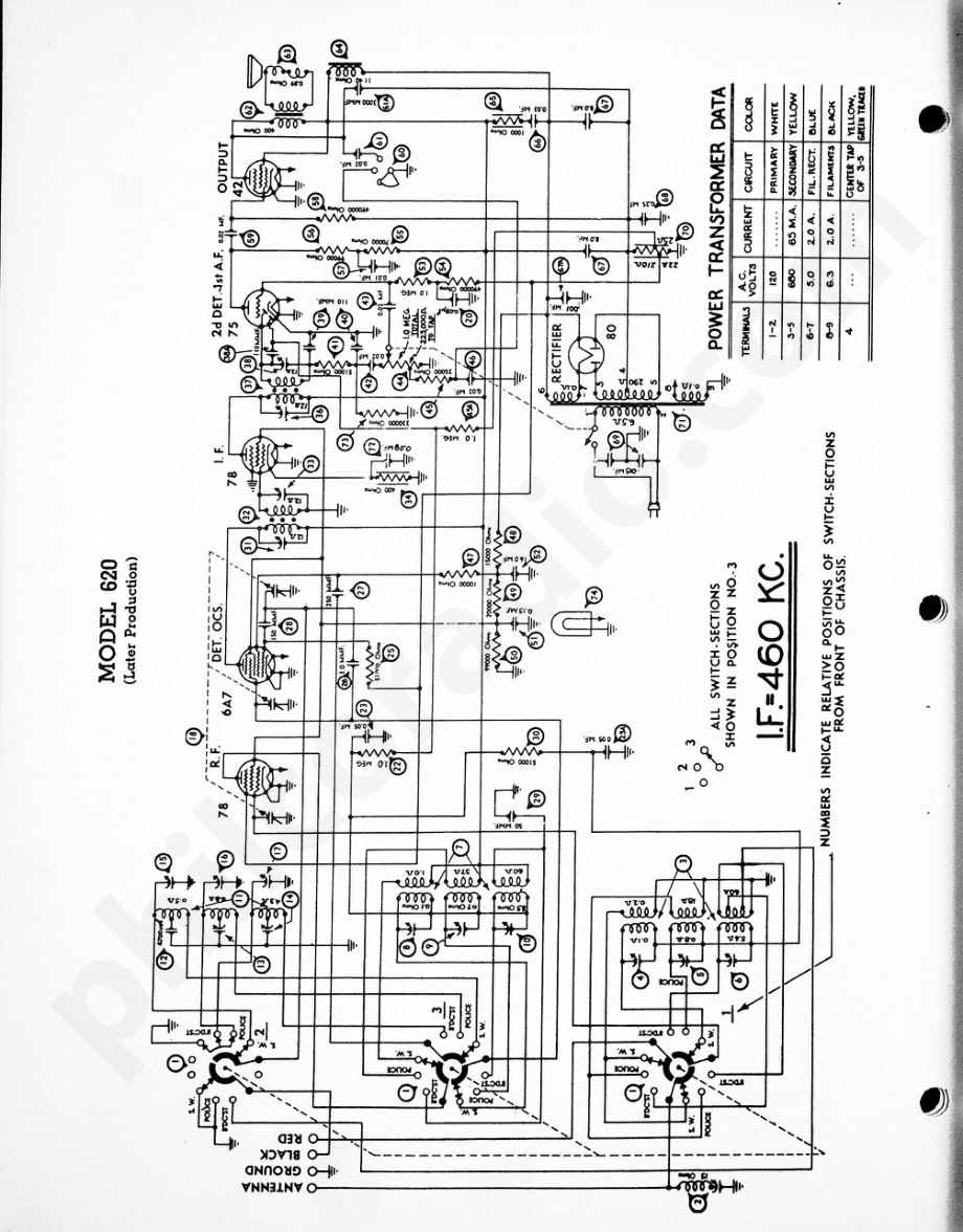 philco Model 620 电路原理图.pdf_第3页