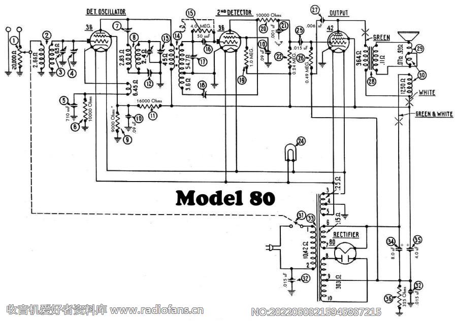 philco Model 80 电路原理图.jpg
