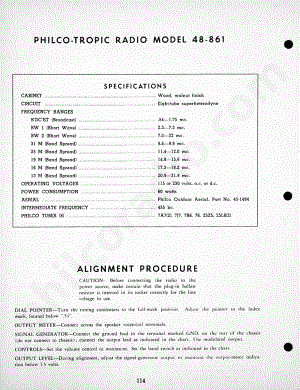 Philco Radio-Phonograph Model 48-1253维修电路原理图.pdf