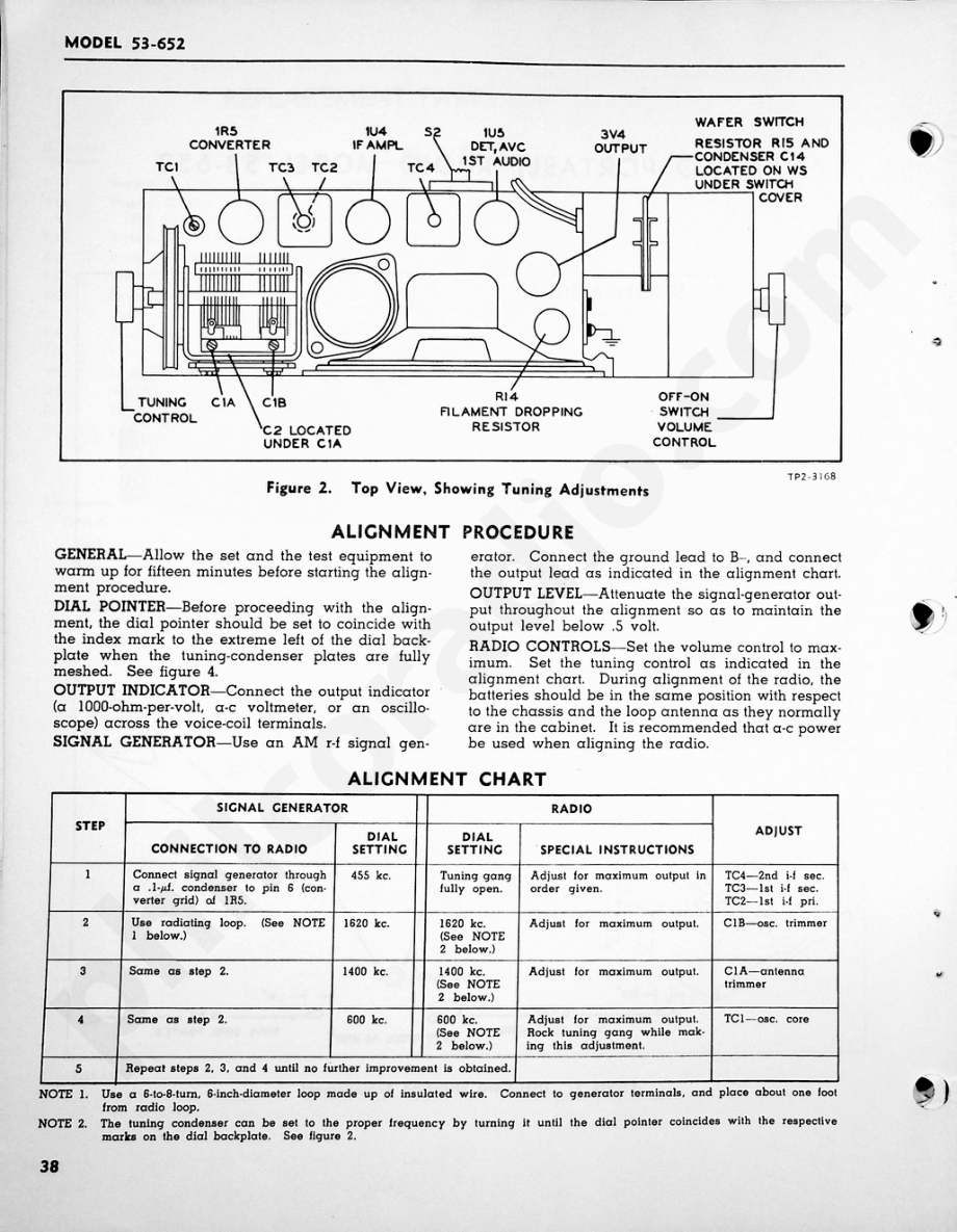 Philco Radio Model 53-652维修电路原理图.pdf_第2页