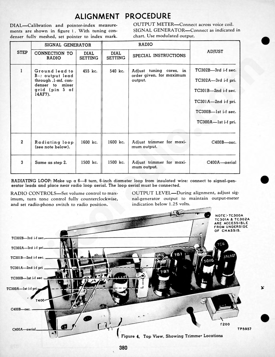 Philco Radio-Phonograph Model 49-1615维修电路原理图.pdf_第3页