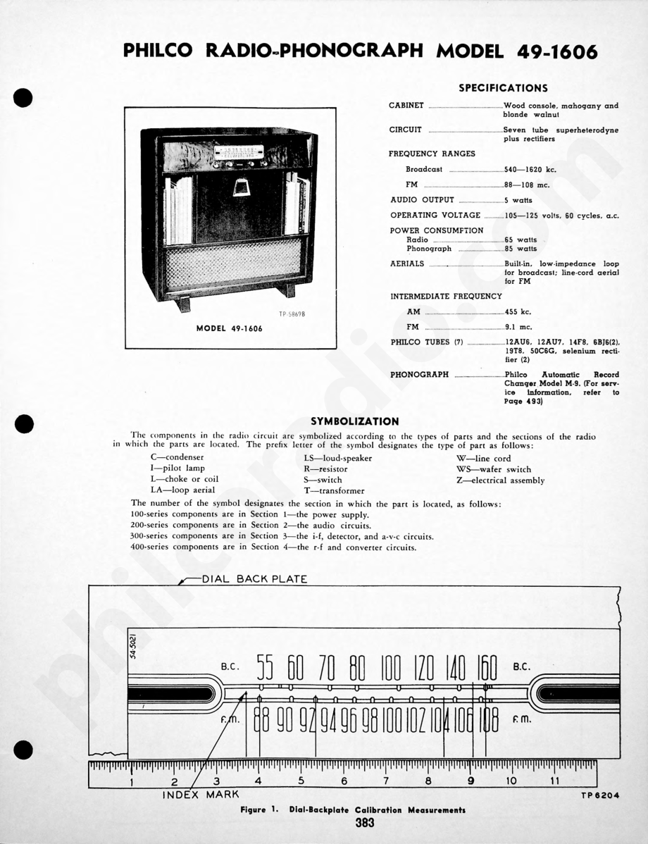 Philco-Tropic Radio Model 3001维修电路原理图.pdf_第1页