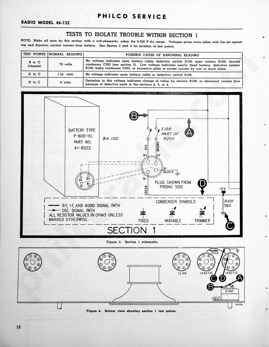 philco Model 46-132维修电路原理图.pdf_第2页
