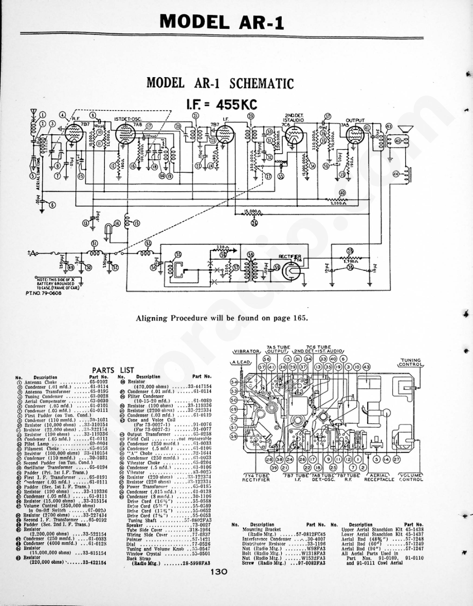 philco Installing The Dial Cord – Chrysler Model C-1708, Lincoln Models L-1760, L-1761, Ford Model F-1740 维修电路原理图.pdf_第1页