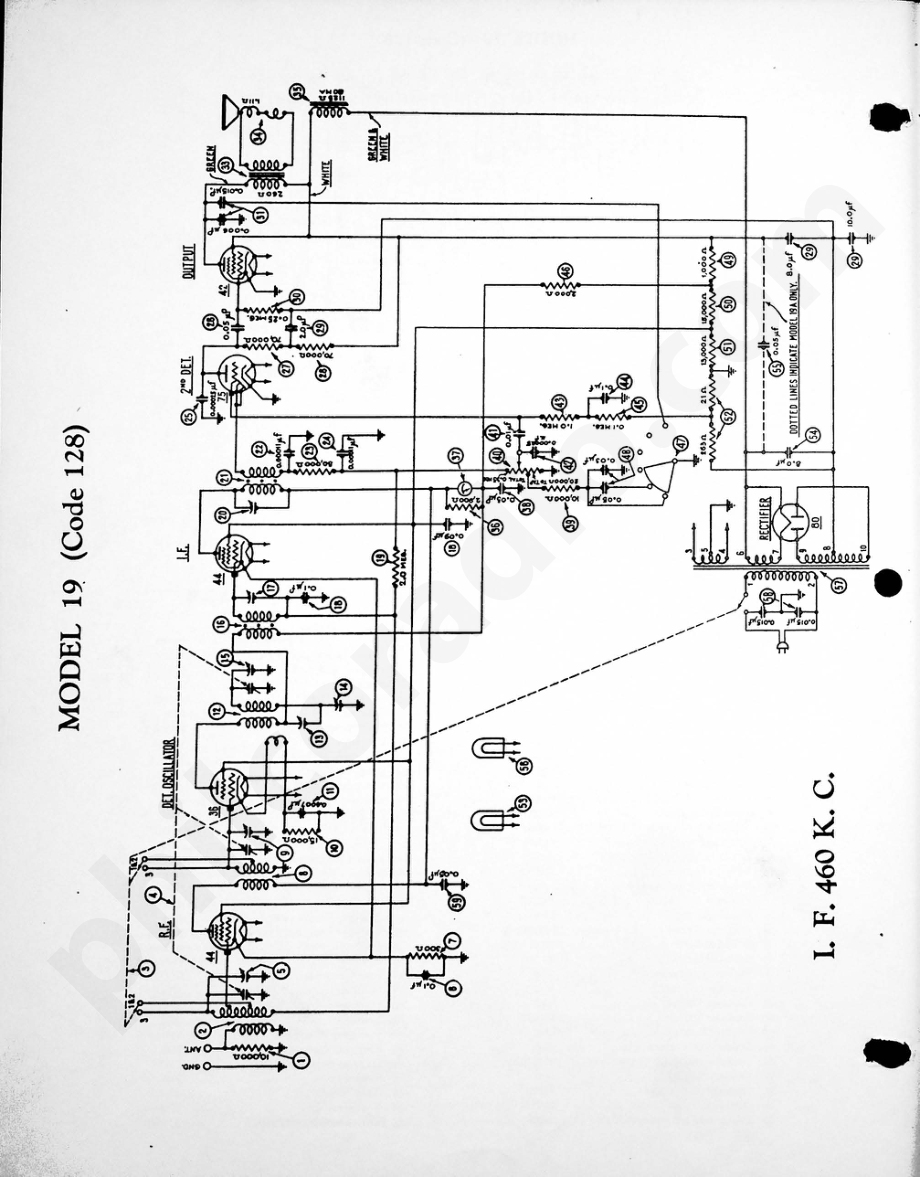 philco Model 19 (128) 电路原理图.pdf_第1页