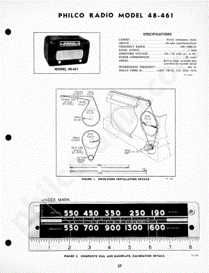 Philco Radio Model 48-485维修电路原理图.pdf