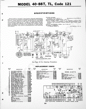 philco Model F-1640 维修电路原理图.pdf