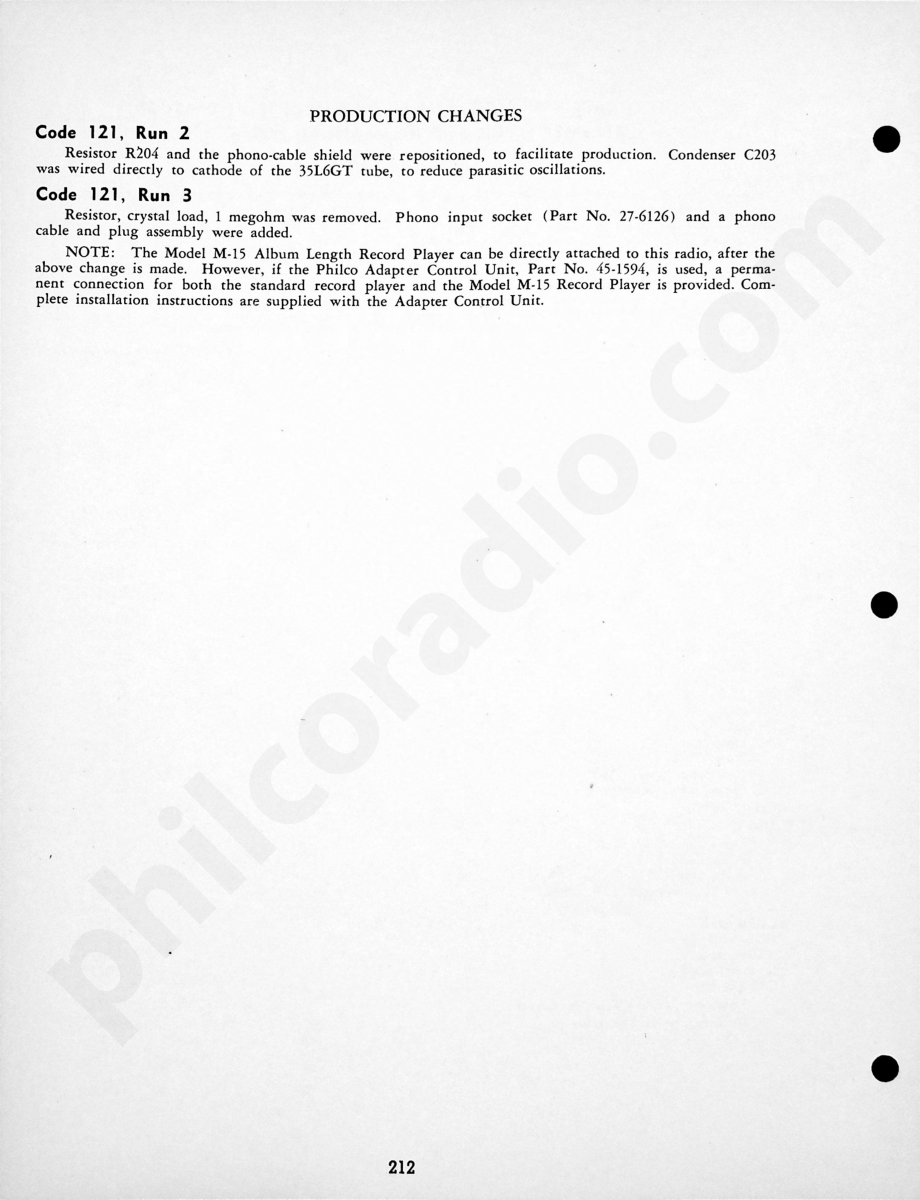 Philco-Tropic Radio-Phonograph Models 48-1826 and 48-1827维修电路原理图.pdf_第2页