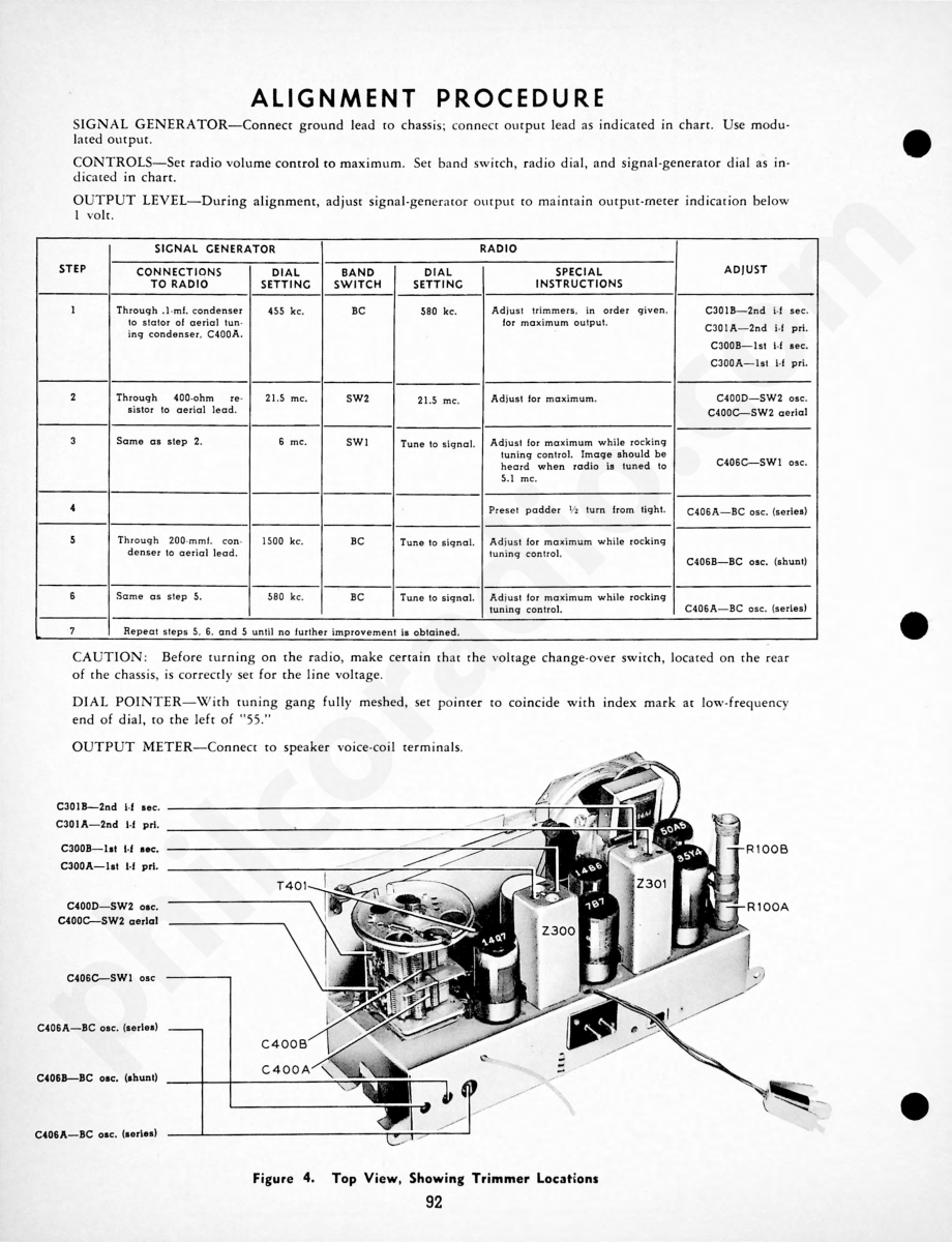 Philco-Tropic Radio Model 48-862维修电路原理图.pdf_第3页