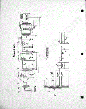 philco Model 65 电路原理图.pdf