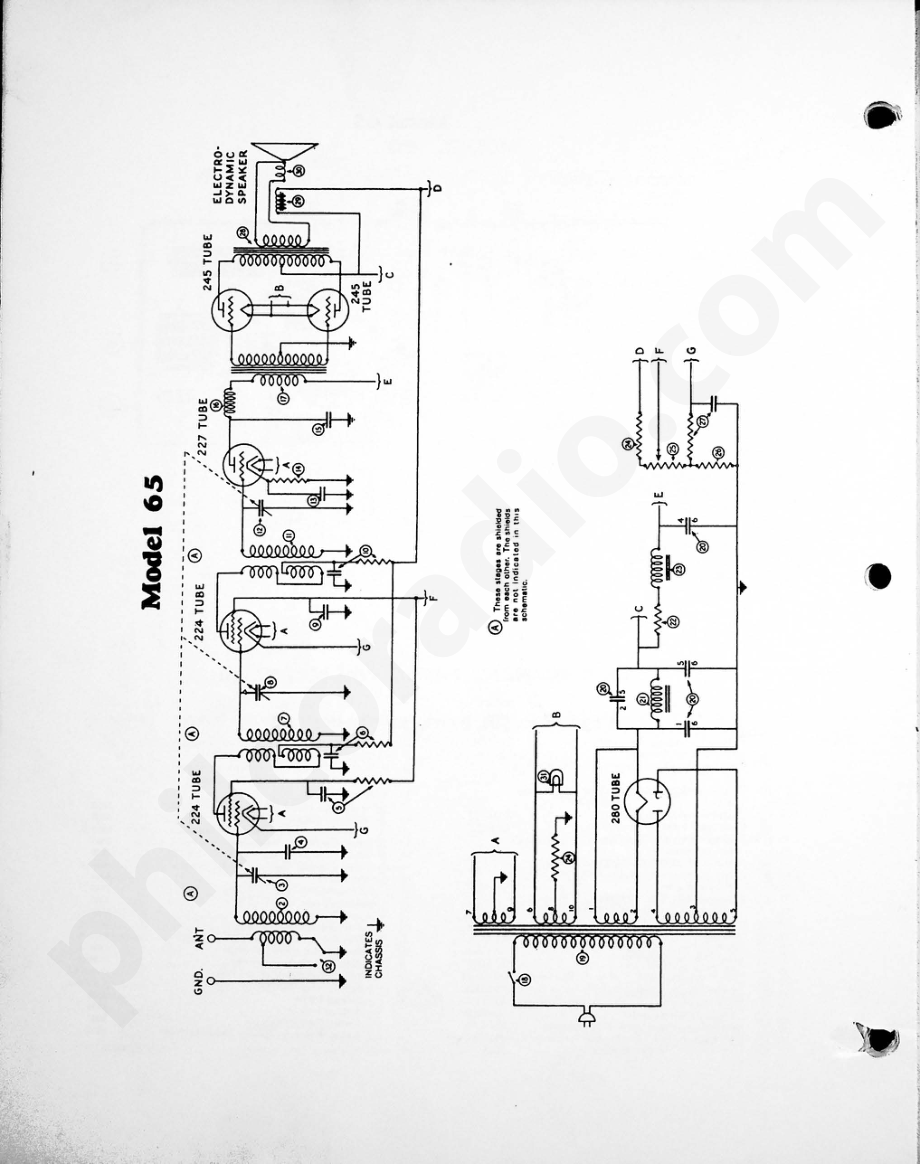 philco Model 65 电路原理图.pdf_第1页