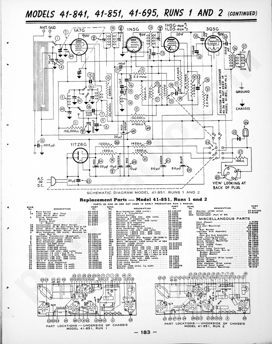 philco Model AR-45维修电路原理图.pdf_第3页