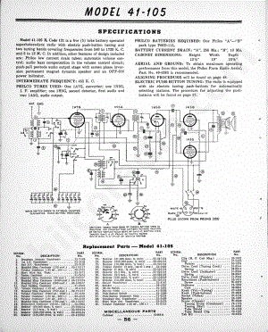 philco Models 41-240 and 41-245, Code 121维修电路原理图.pdf
