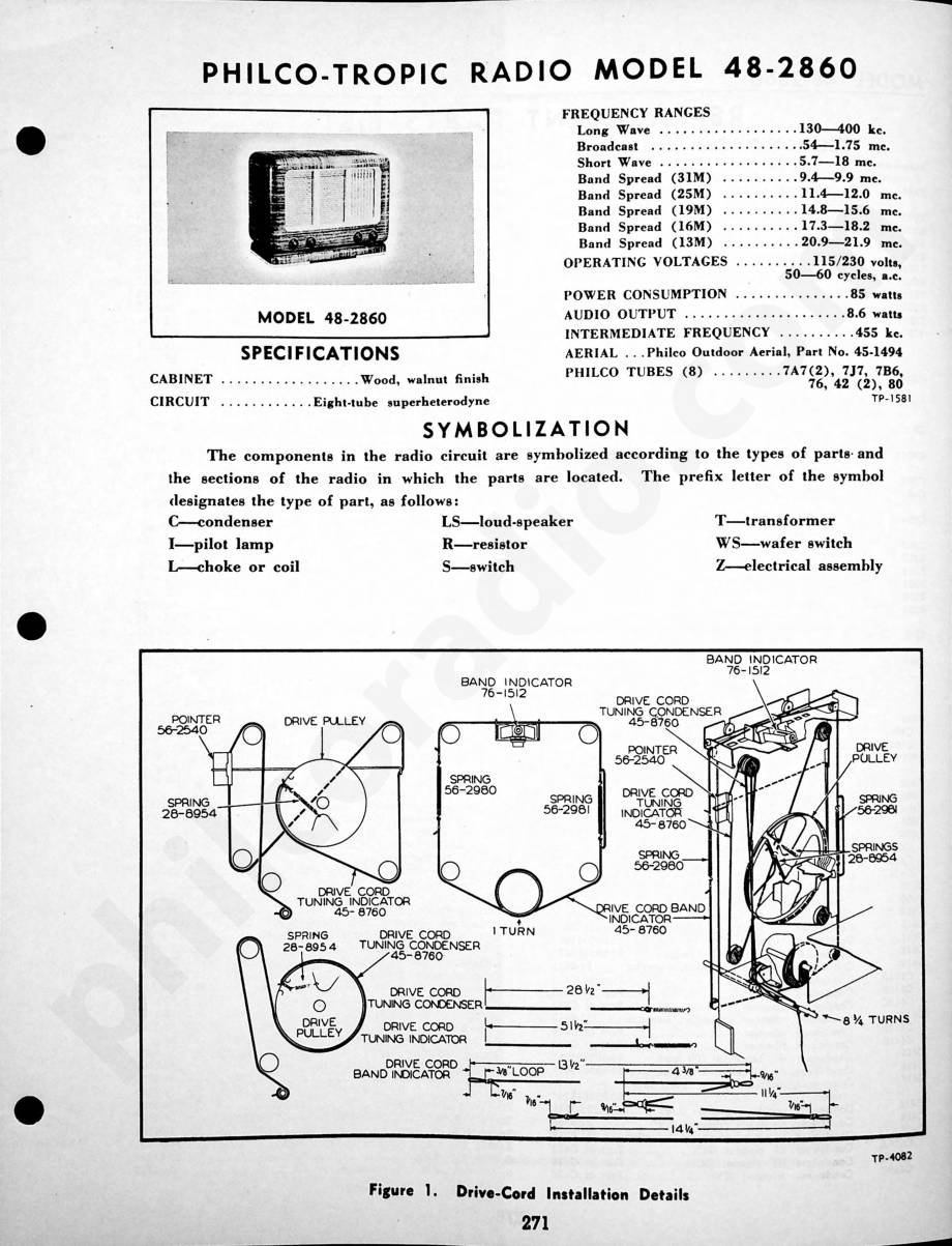 Philco Radio Models 49-504 and 49-504-I维修电路原理图.pdf_第1页