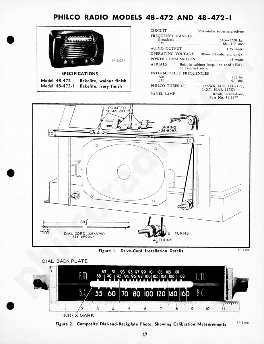 Philco-Tropic Radio Model 48-808维修电路原理图.pdf_第1页