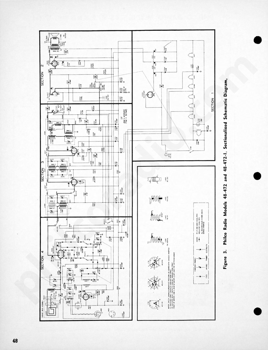 Philco-Tropic Radio Model 48-808维修电路原理图.pdf_第2页